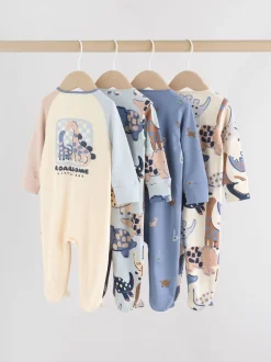 Next marine - Lot de 4 dors-bien zippés pour bébé (0mois à2ans) Outlet