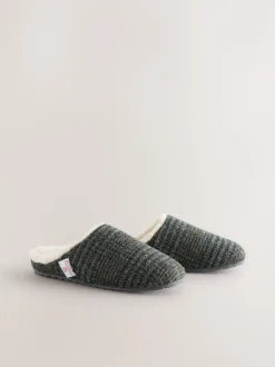 Next marine - Mules Chaussons Signature Harris Tweed Clearance