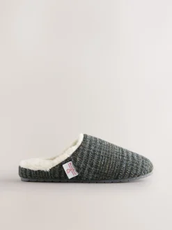 Next marine - Mules Chaussons Signature Harris Tweed Clearance