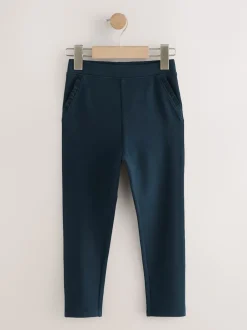 Next marine - Pantalon d’école extensible riche en coton à enfiler (3-16ans)