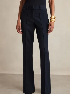Reiss marine - Pantalon de costume Gabi évasé