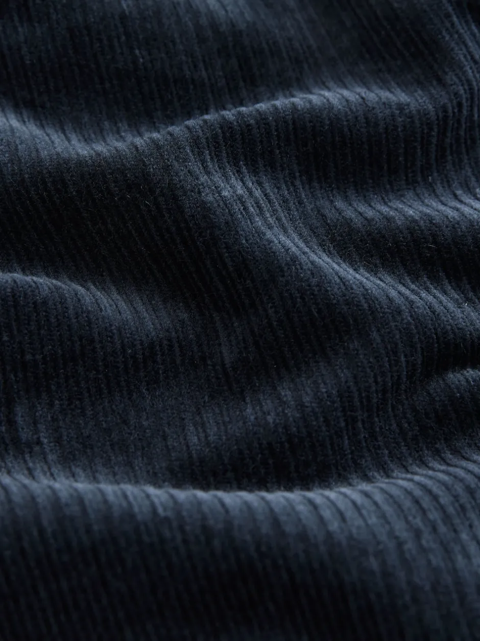 Next marine - Pantalons en velours côtelé ceinturés Best