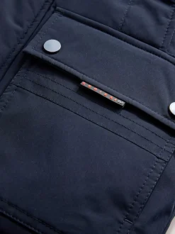 Next marine - Parka épaisse Résistant à la douche bordée de fausse fourrure (3-16ans) Discount