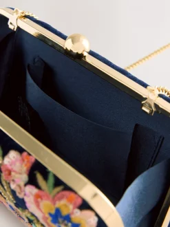 Next marine - Pochette oiseau avec ornements Outlet