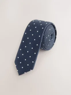 Next - Cravate (3-16 ans) Marine À pois