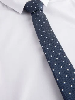Next - Cravate (3-16 ans) Marine À pois