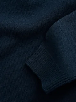 Next marine - Pull scolaire en maille à col rond (3-16ans) Sale