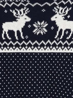 The Little Tailor marine - Pull motif jacquard renne de Noël enfant Best