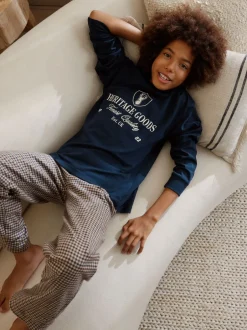 Next marine - Pyjama tissé simple (3-16ans) Sale