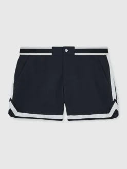 Reiss marine - Baller | Shorts de bain à rayures Ché Outlet