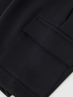 Reiss marine - Short cargo Oliver Premium en jersey interlock Outlet