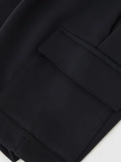 Reiss marine - Short cargo Oliver Premium en jersey interlock Sale