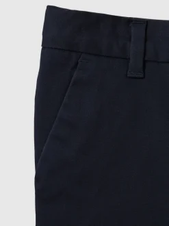 Reiss marine - Short chino Wicket en coton stretch
