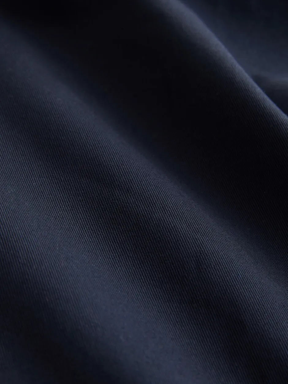 Next marine - Slim Fit (Slim Fit) - Pantalons Chinos extensibles plissés avec taille élastique Clearance