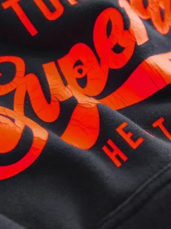 Superdry marine - Logo Sweat-shirt à capuche Outlet