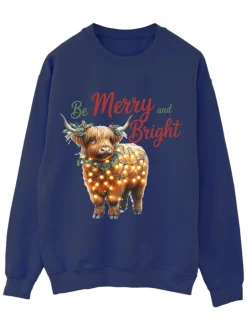 Brands In marine - Sweat Christmas Highland Cow Bright Clearance