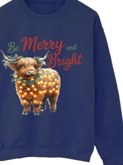 Brands In marine - Sweat Christmas Highland Cow Bright Clearance