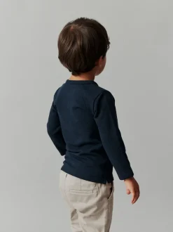 Next marine - T-shirt à manches longues Henleys (3mths-7yrs)