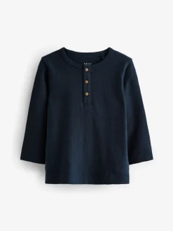 Next marine - T-shirt à manches longues Henleys (3mths-7yrs)