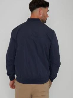 Threadbare - Veste bomber classique imperméable de marine Best