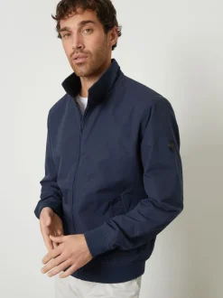Threadbare marine - Veste Harrington zippée New