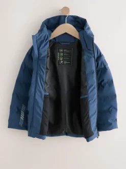 Next marine - Veste imperméable à capuche de poids moyen (3-17ans)