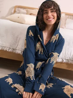 Next Marine Hamish the Highland Cow - Robe de chambre légère douillette New