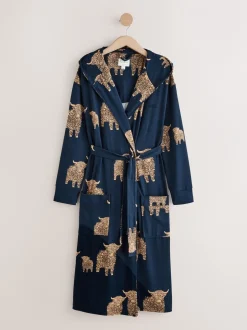 Next Marine Hamish the Highland Cow - Robe de chambre légère douillette New
