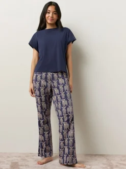 Next - Pyjama à manches courtes Marine Hamish the Highland Cow New