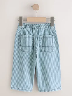 Next Marine/Blanc - Jeans à jambe large (3mths-7yrs) Best