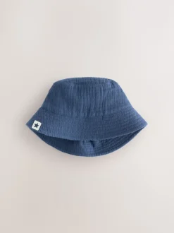 Next Marine/Blanc - Lot de 2 chapeaux de seau bébé (0mois à2ans) Clearance