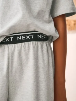 Next - Lot de 3 pyjamas à jambes courtes (3-16ans) (3-16ans) Marine/Gris Outlet