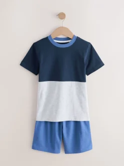 Next Marine/Gris - Pyjama court 3 Pack (3-16ans) Best