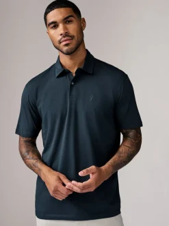 Next - Ajustement régulier - Polo en jersey Manches courtes 5 Pack Marine/Marron/Gris/Blanc/Vert sauge Vert Online