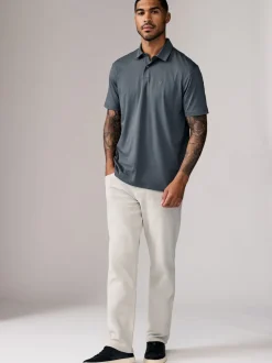 Next - Ajustement régulier - Polo en jersey Manches courtes 5 Pack Marine/Marron/Gris/Blanc/Vert sauge Vert Online