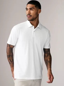 Next - Ajustement régulier - Polo en jersey Manches courtes 5 Pack Marine/Marron/Gris/Blanc/Vert sauge Vert Online