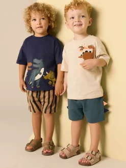 Next Marine/Pierre - Ensemble t-shirt et short à manches courtes Lot de 2 (3mois à7ans) (3mois à7ans) New