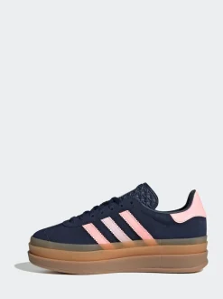 adidas originals Marine/Rose - Baskets Gazelle Bold Lace Junior Clearance