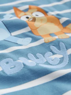 Next Marine/White Stripe - T-shirt Bluey à manches longues (6mois-8ans) Sale