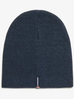 Superdry Marl marine le plus riche - Bonnet Essential en maille à logo Best