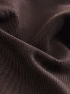 Next Marron - Ajustement droit - Chinos en coton brossé élégant TENCEL™ Lyocell Blend avec ceintures Sale