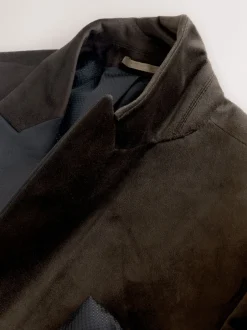 Next Marron - Ajustement régulier - Blazer en velours Outlet