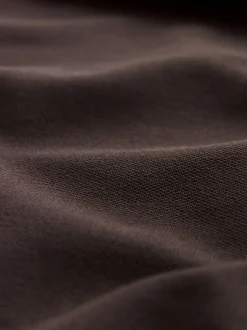 Next - Ajustement régulier - Polo à manches longues en piqué Marron Online