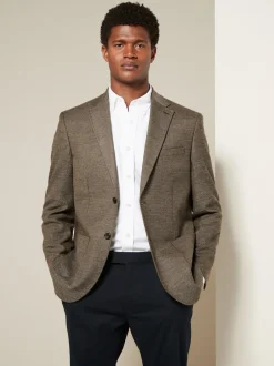 Next Marron - Ajustement régulier - Blazer intelligent texturé Online