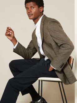 Next Marron - Ajustement régulier - Blazer intelligent texturé Online