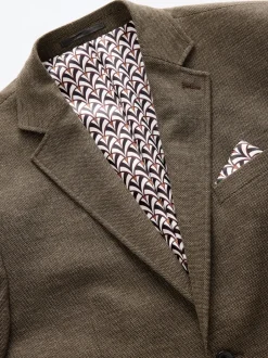 Next Marron - Ajustement régulier - Blazer intelligent texturé Online