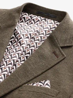 Next Marron - Ajustement régulier - Blazer intelligent texturé Online