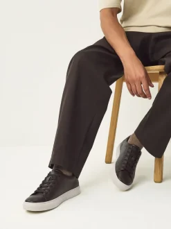 Next - Baskets minimalistes Marron Clearance