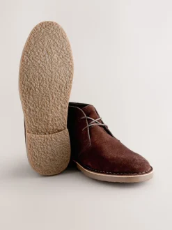 Next - Bottes de désert de Suede Marron Clearance