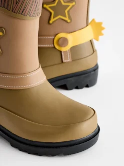 Next Marron - Bottes en caoutchouc occidentales Best